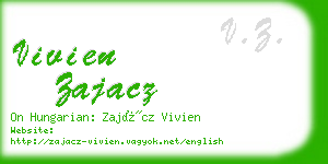 vivien zajacz business card